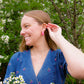 Pink Chunk Hoops