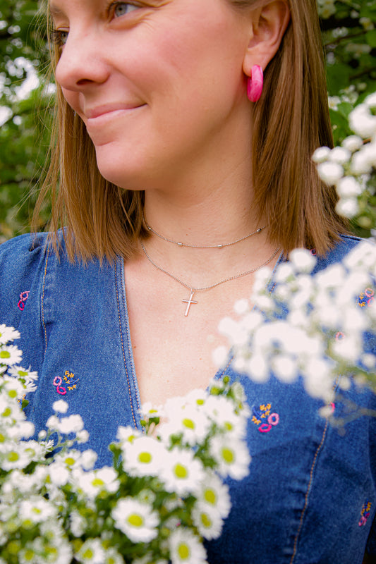 Layered Cross Necklace