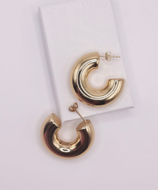 Gold Cuff Hoops