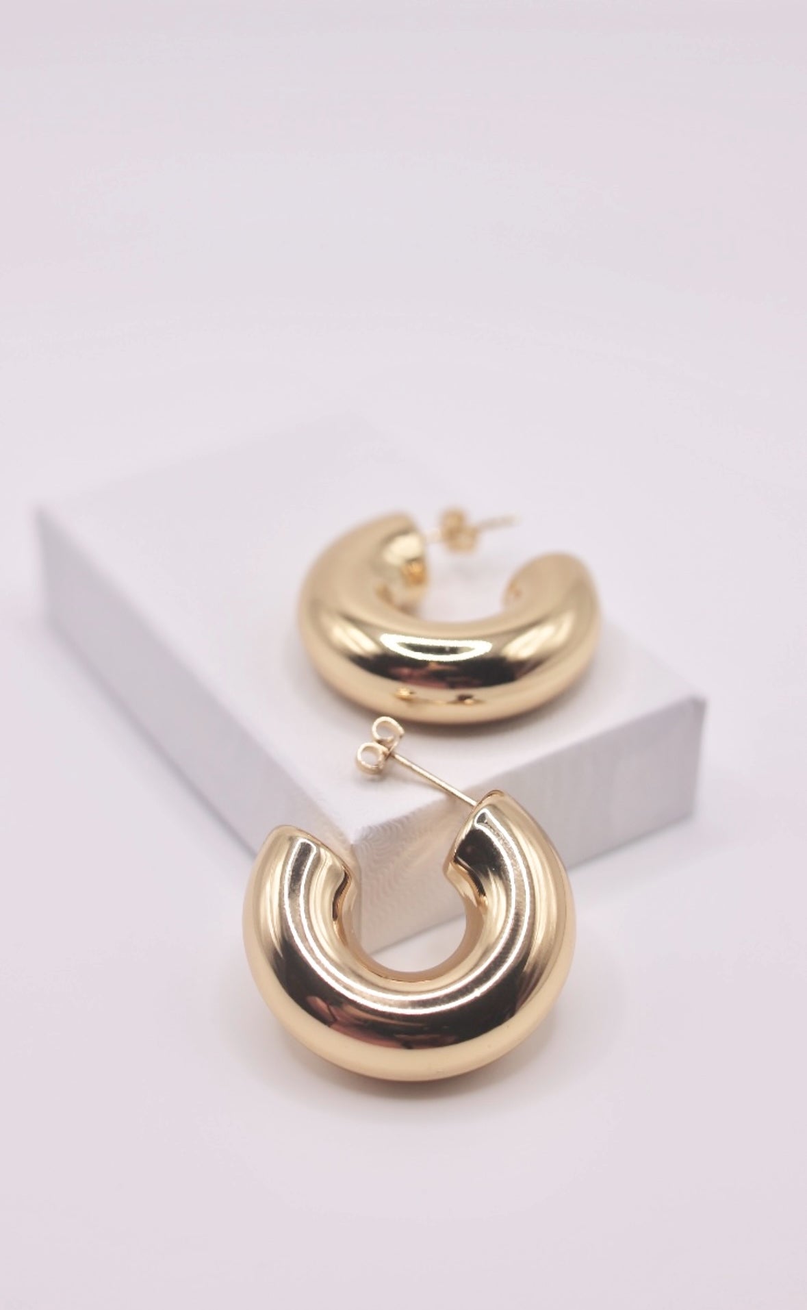 Gold Cuff Hoops