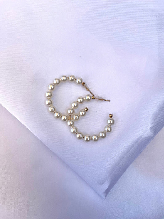 Pearl Hoops