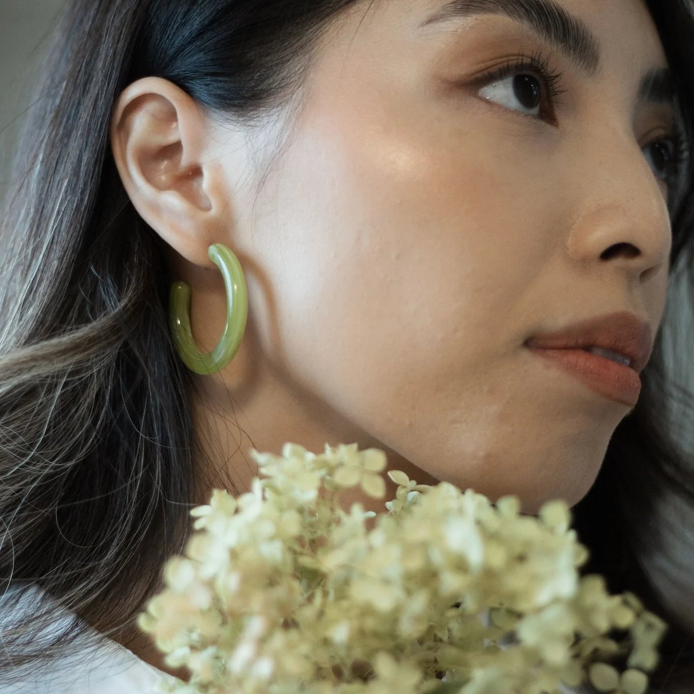 jade hoops - SolmerCo®