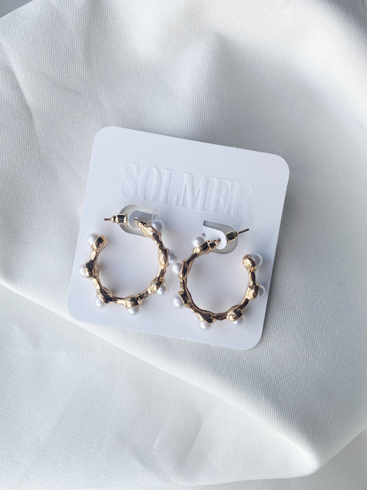 Addison Pearl Hoops